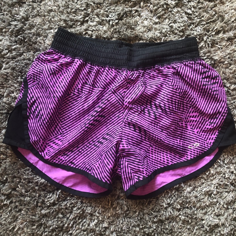 Purple althete shorts